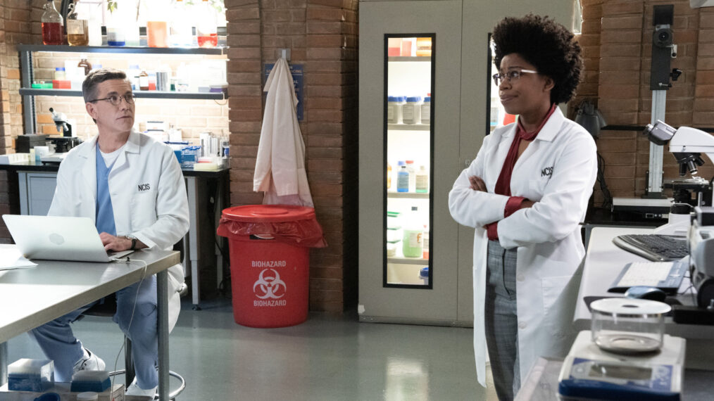 Brian Dietzen and Diona Reasonover in 'NCIS'