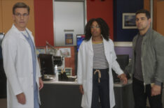 Brian Dietzen, Diona Reasonover, and Wilmer Valderrama in 'NCIS'