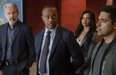 Gary Cole, Rocky Carroll, Katrina Law, and Wilmer Valderrama in 'NCIS'