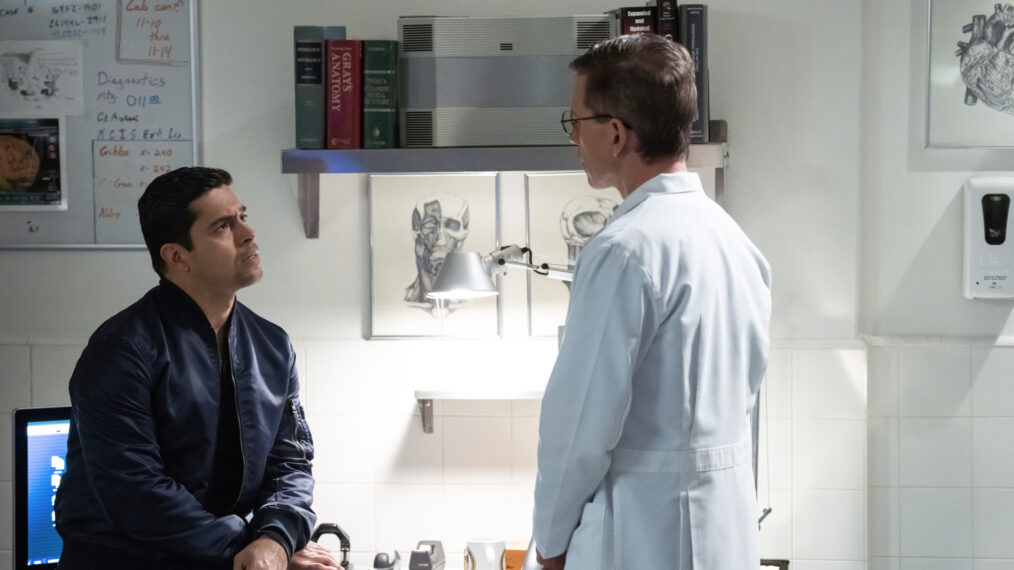 Wilmer Valderrama and Brian Dietzen in 'NCIS'