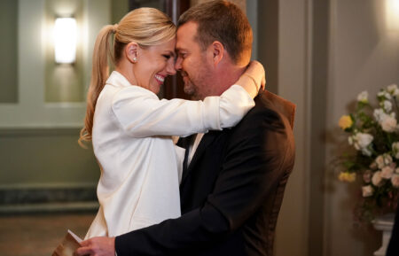Bar Paly as Anna and Chris O'Donnell as Callen on 'NCIS: Los Angeles'