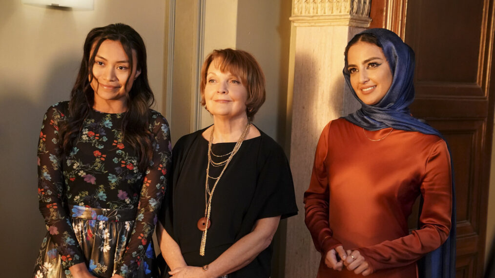 Natalia Del Riego, Pamela Reed, and Medalion Rahimi in 'NCIS: LA' - 'New Beginnings, Part Two'