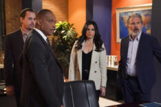 Rocky Carroll, Sean Murray, Katrina Law, and Gary Cole in 'NCIS'