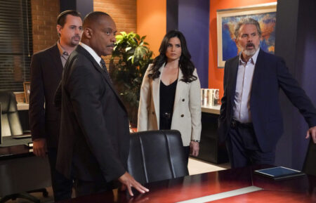 Rocky Carroll, Sean Murray, Katrina Law, and Gary Cole in 'NCIS'