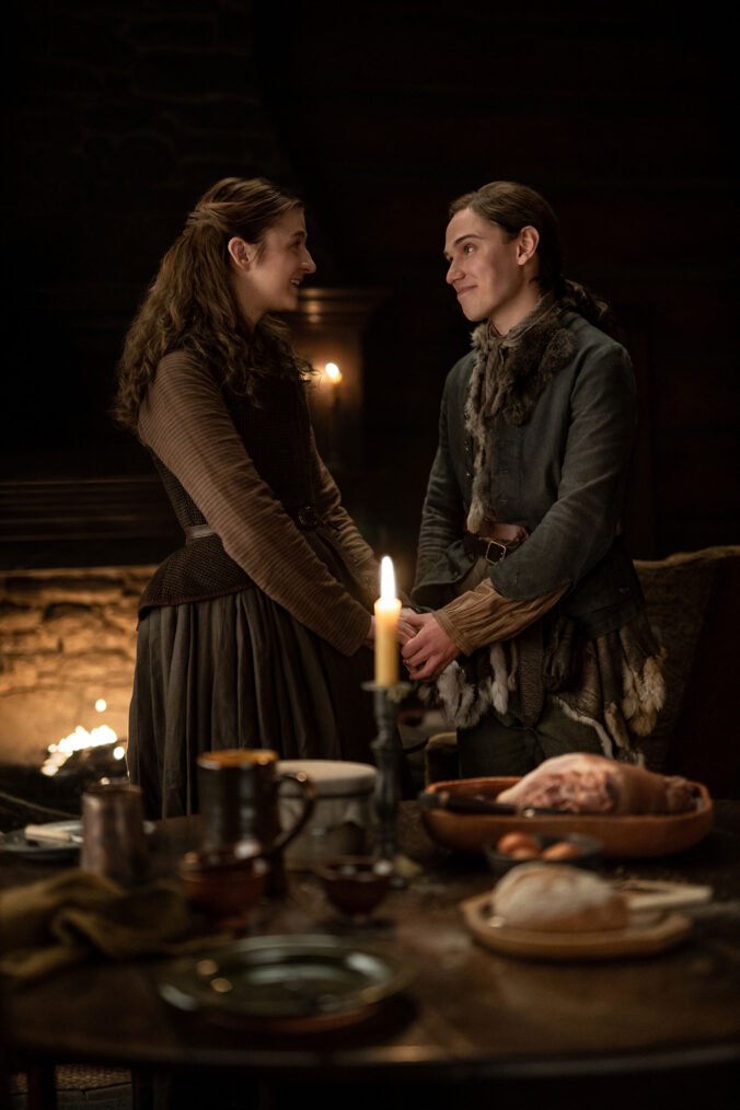 Caitlin O'Ryan and Paul Gorman in 'Outlander'