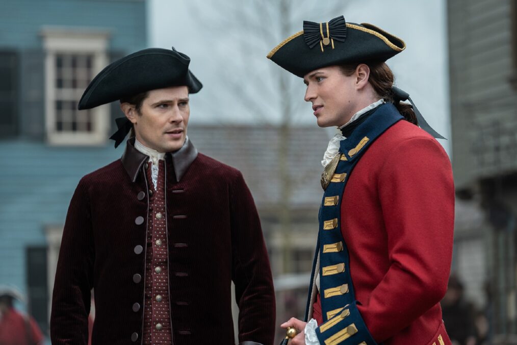 David Berry and Charles Vandervaart in 'Outlander' Season 7