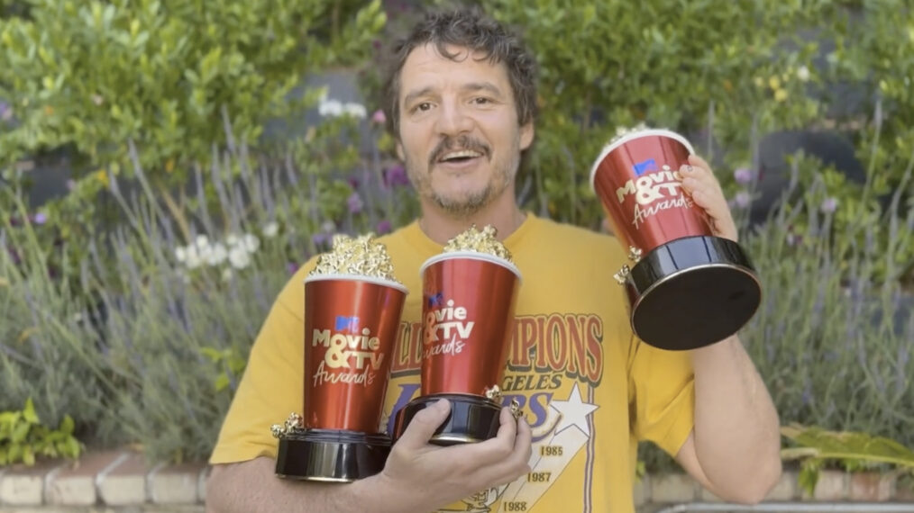 Pedro Pascal accepts Best Show at the 2023 MTV Movie & TV Awards