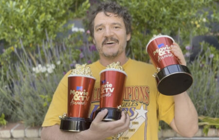 Pedro Pascal accepts Best Show at the 2023 MTV Movie & TV Awards