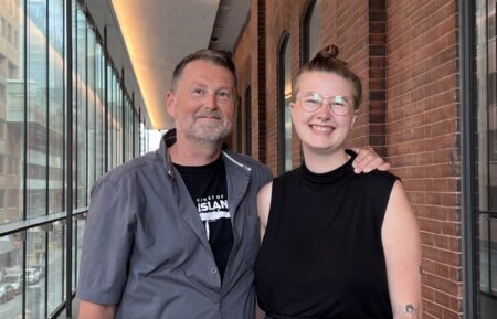 Phillip and Mattea Roach at gig