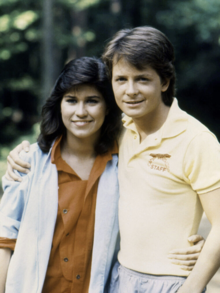 Nancy McKeon and Michael J. Fox of 'Poison Ivy'