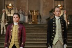 Sam Clemmett and Freddie Dennis in 'Queen Charlotte: A Bridgerton Story'