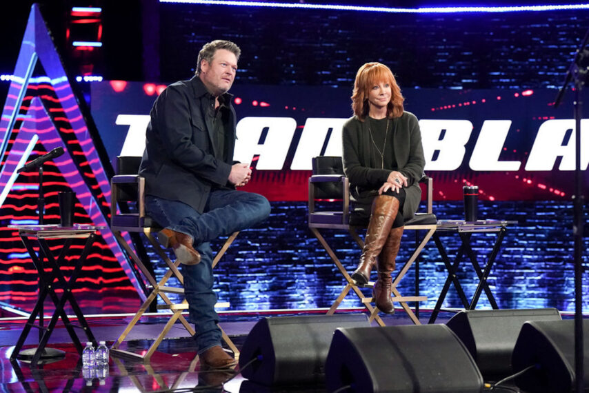 Blake Shelton and Reba McEntire in 'The Voice' Season 23