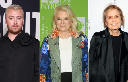 Sam Smith, Candice Bergen, and Gloria Steinem