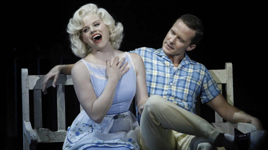 Megan Hilty as Ivy and Will Chase as Michael in 'Smash'