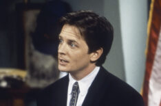 Michael J. Fox as Mike Flaherty in 'Spin City'