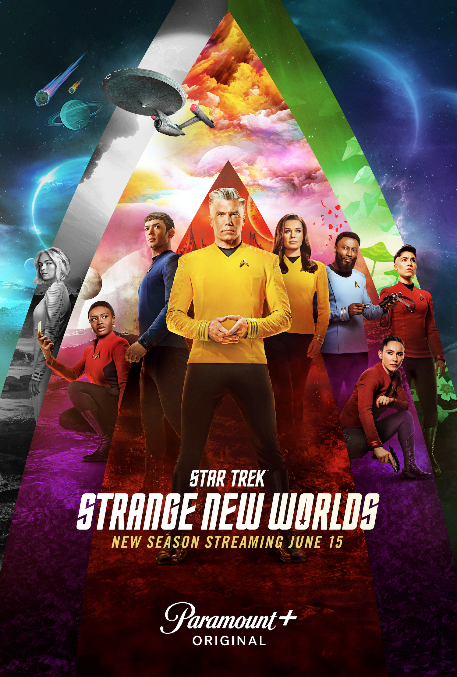 Póster de la temporada 2 de 'Star Trek: Strange New Worlds'
