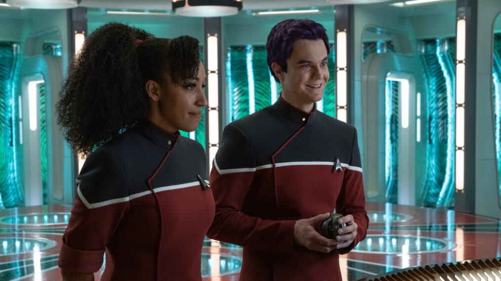 Tawny Newsome and Jack Quaid in 'Star Trek: Strange New Worlds'