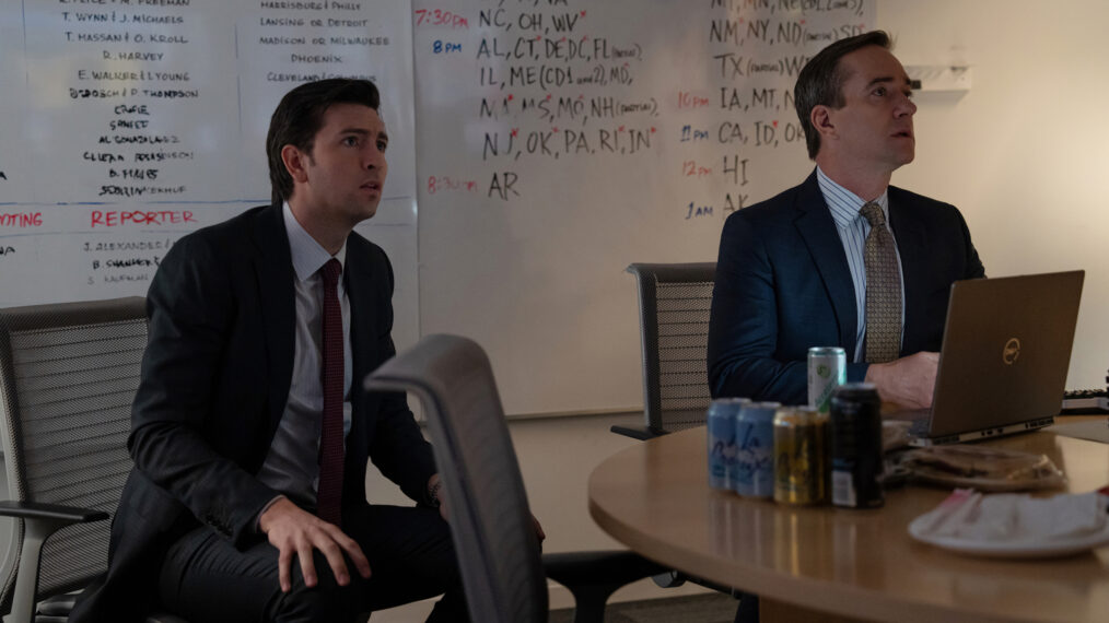 Nicholas Braun und Matthew Macfadyen in „Succession“