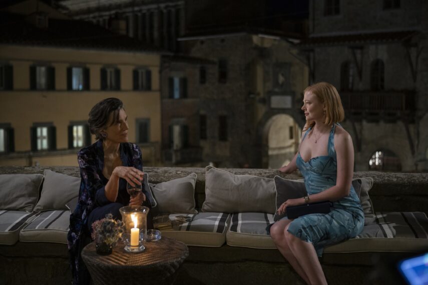 Harriet Walter and Sarah Snook in 'Succession' Season 3