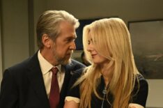 Alan Ruck and Justine Lupe in 'Succession' Season 4
