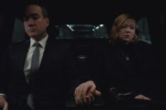 Matthew Macfadyen and Sarah Snook in 'Succession' - Season 4