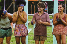 Heidi Lagares-Greenblatt, Lauren Harpe, Carson Garrett, and Jaime Lynn Ruiz in 'Survivor' Season 44 Episode 10