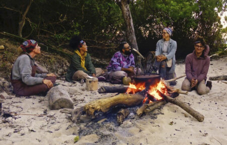 The final five in the 'Survivor' Season 44 finale