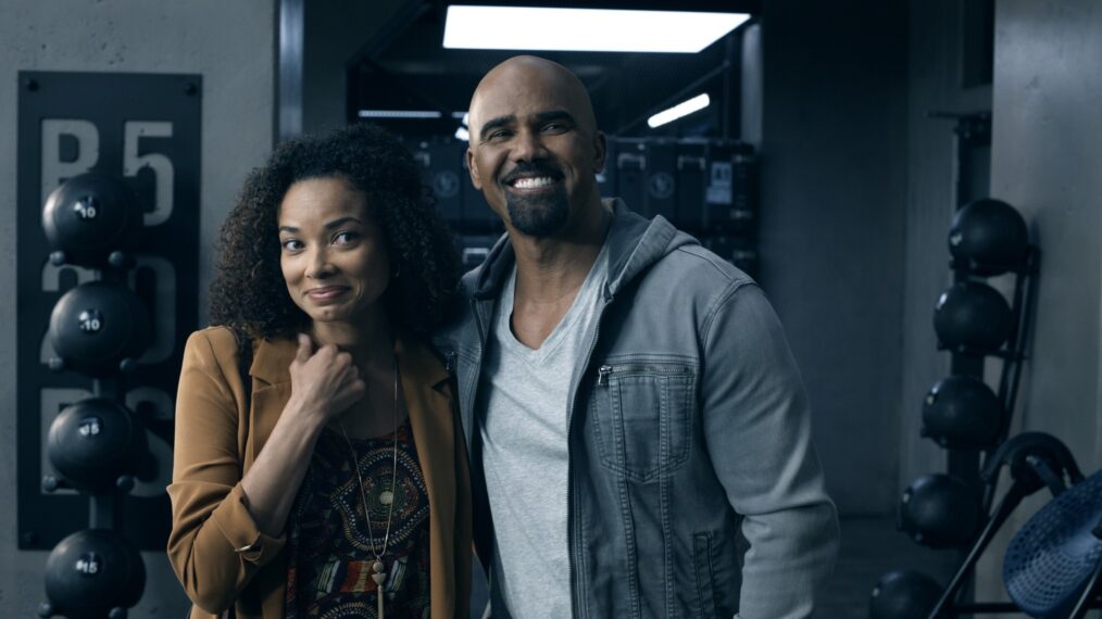 Rochelle Aytes and Shemar Moore in 'S.W.A.T.' - 'Forget Shorty'