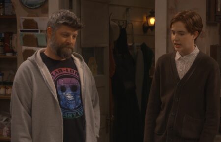 Jay R. Ferguson and Ames McNamara in 'The Conners'