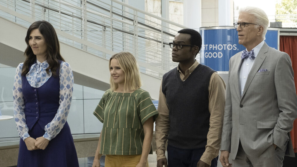 ‘The Good Place’ Stars D’Arcy Carden, Kristen Bell & William