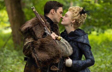 Nicholas Hoult and Elle Fanning in 'The Great' Season 3