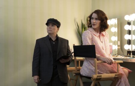 Alex Borstein and Rachel Brosnahan in 'The Marvelous Mrs. Maisel' Series Finale