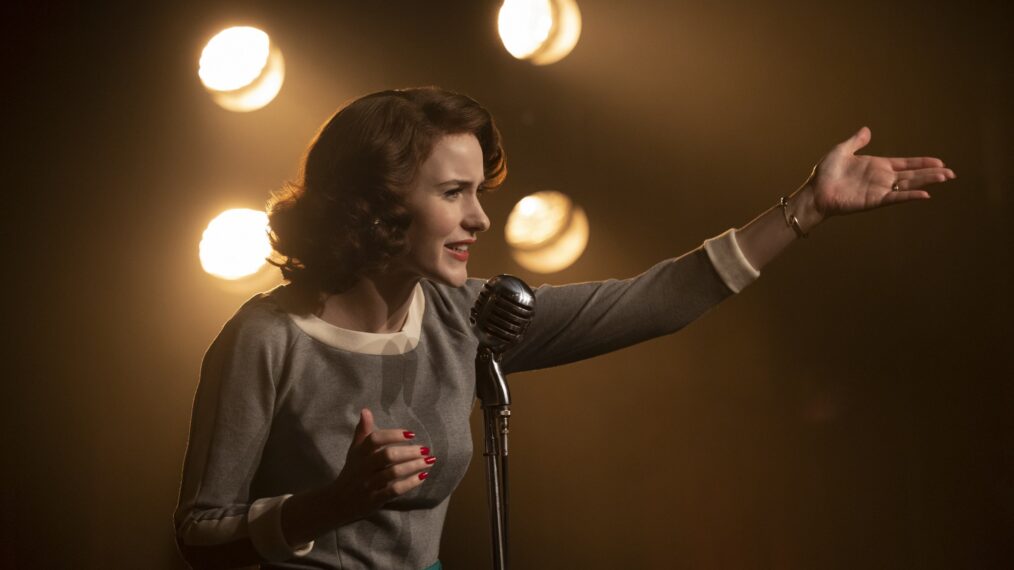 Rachel Brosnahan en la temporada 5 de 'La maravillosa Sra. Maisel'