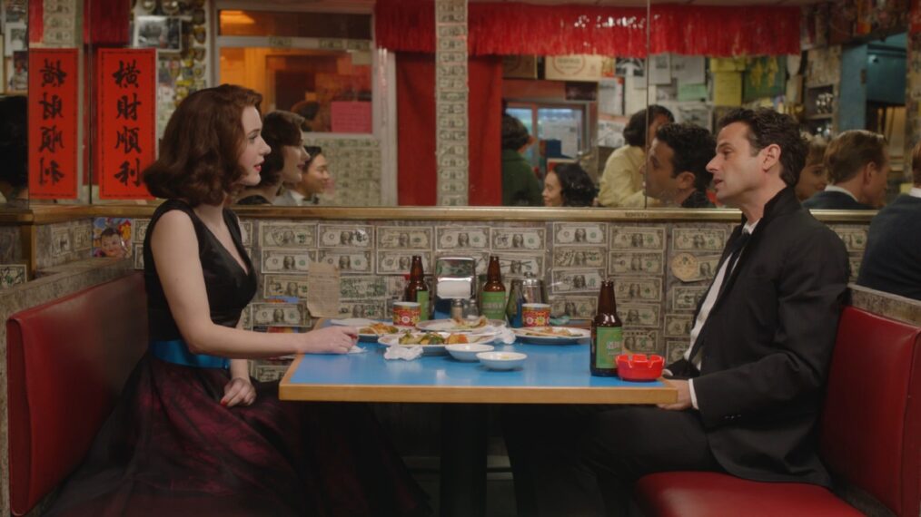 Rachel Brosnahan y Luke Kirby en 'La maravillosa señora Maisel'