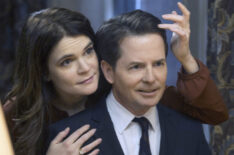 Betsy Brandt and Michael J. Fox in 'The Michael J. Fox Show'