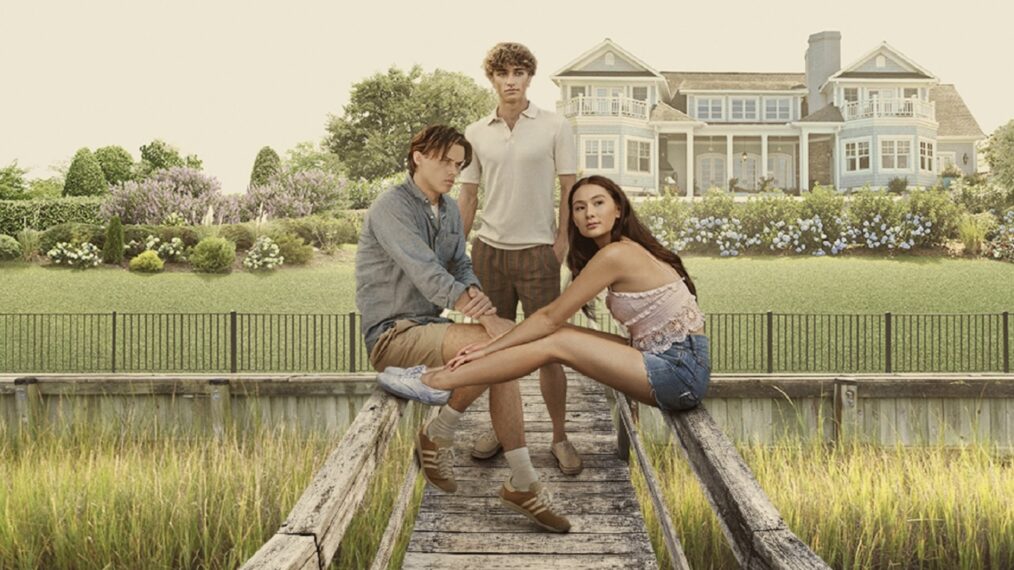 Lola Tung, Christopher Briney, and Gavin Casalegno in 'The Summer I Turned Pretty'