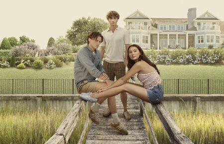 Lola Tung, Christopher Briney, and Gavin Casalegno in 'The Summer I Turned Pretty'