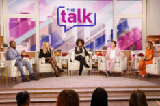 Akbar Gbajabiamila, Amanda Kloots, Sheryl Underwood, Jerry O’Connell, and Natalie Morales hosting 'The Talk' on CBS
