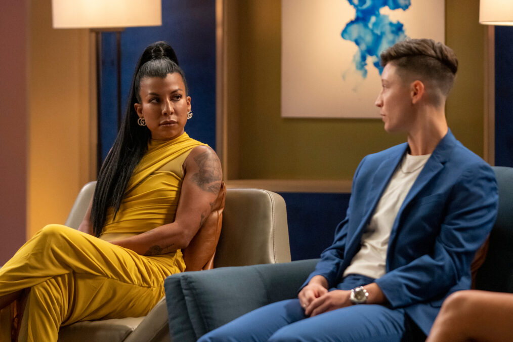 Yoly and Xander in 'The Ultimatum: Queer Love' reunion