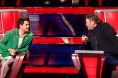 Niall Horan and Blake Shelton on 'The Voice'