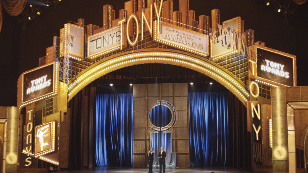 A general view of the 2008 Tony Awards stage