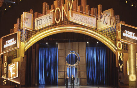 A general view of the 2008 Tony Awards stage