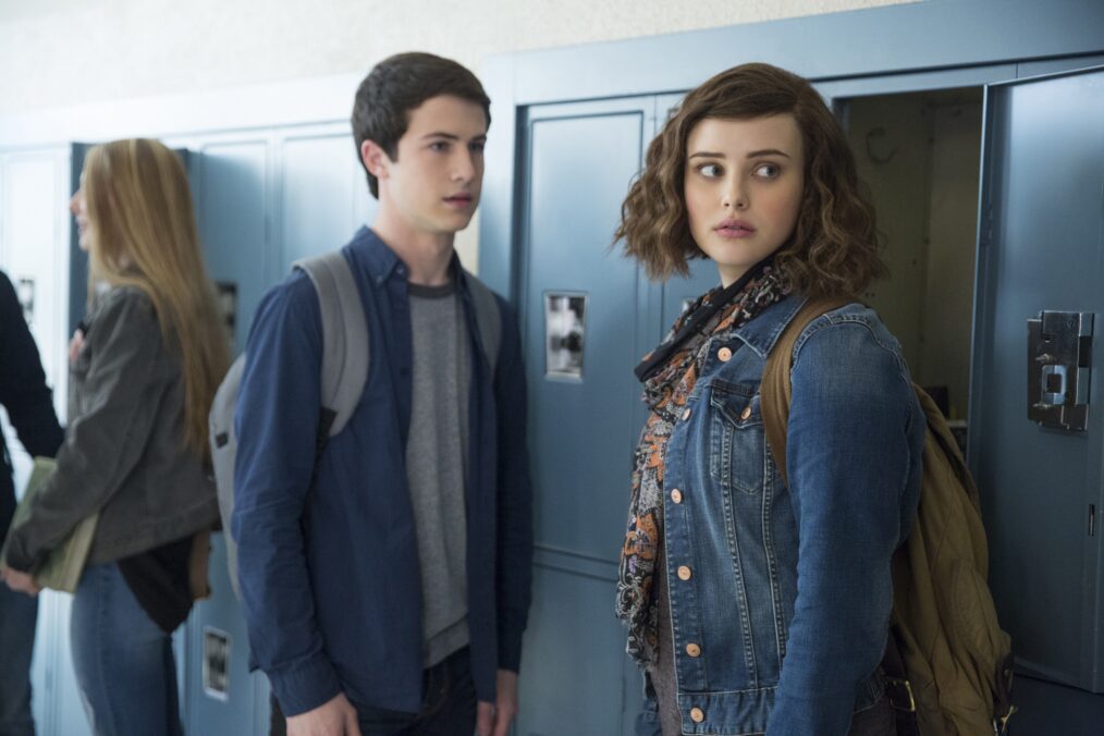 Dylan Minnette and Katherine Langford in '13 Reasons Why'