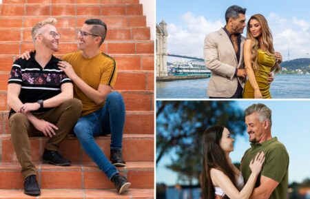 Kenny and Armando, Sarper and Shekinah, and Holly and Wayne in '90 Day Fiancé: The Other Way'