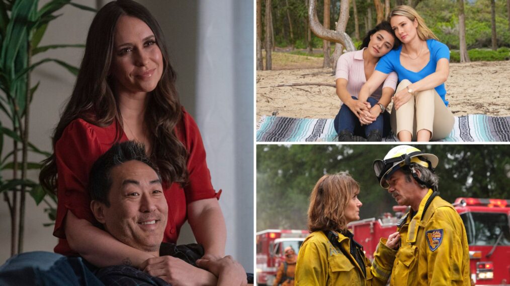 Kenneth Choi and Jennifer Love Hewitt in '9-1-1,' Yasmine Al-Bustami and Tori Anderson in 'NCIS: Hawai'i,' and Diane Farr and Billy Burke in 'Fire Country'