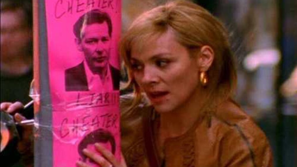 Kim Cattrall as Samantha Jones in Sex and the City - 'Do Not Cheat on Samantha!' - Season 5 Episode 1