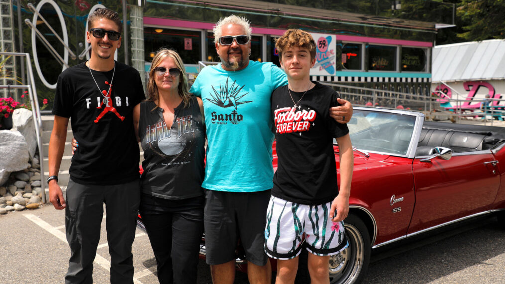 Guy Fieri, Lori Fieri, Hunter Fieri, Ryder Fieri-'Guy's All American Road Trip'