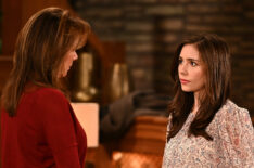 Nancy Lee Grahn as Alexis Davis and Haley Pullos as Molly Lansing-Davis in General Hospital