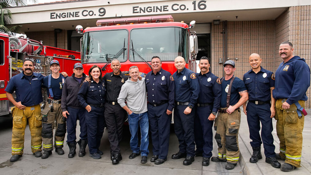 Paco Lomeli, David Eigenberg - 'LA Fire and Rescue'