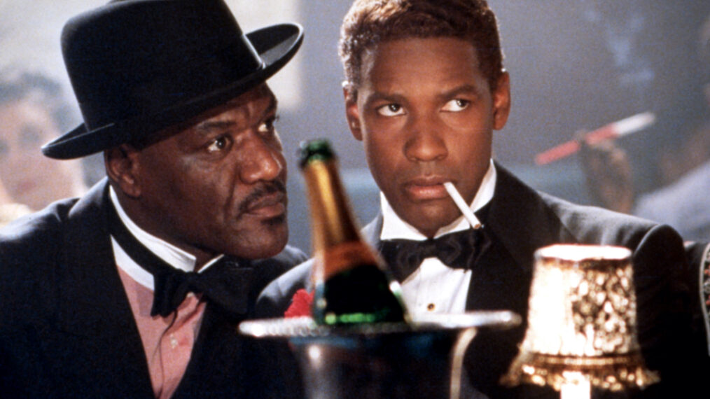 Delroy Lindo and Denzel Washington in Malcolm X